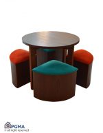 سرویس غذاخوری گرد کم جا