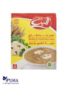 سوپ جو و قارچ الیت