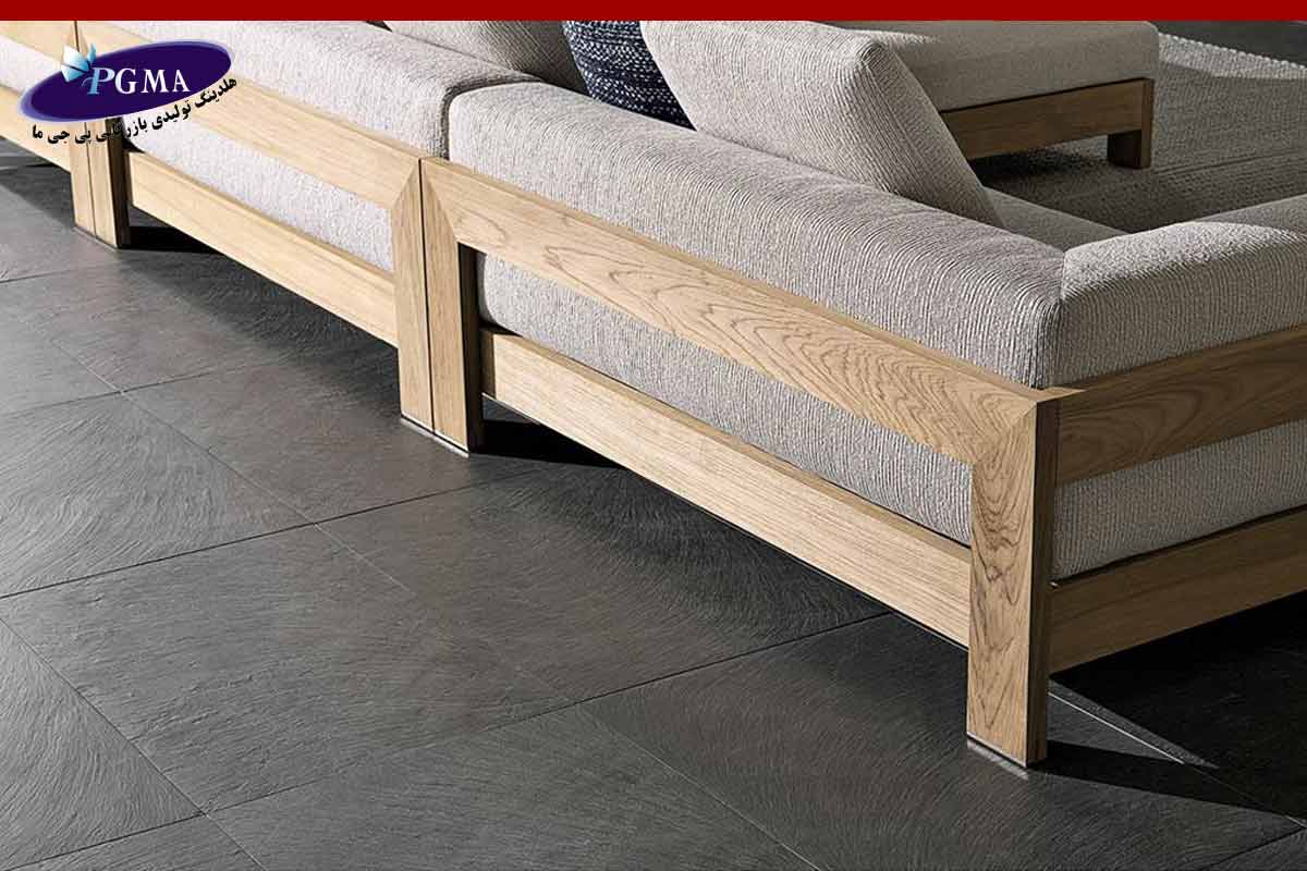 خرید مبل راحتی تمام چوب