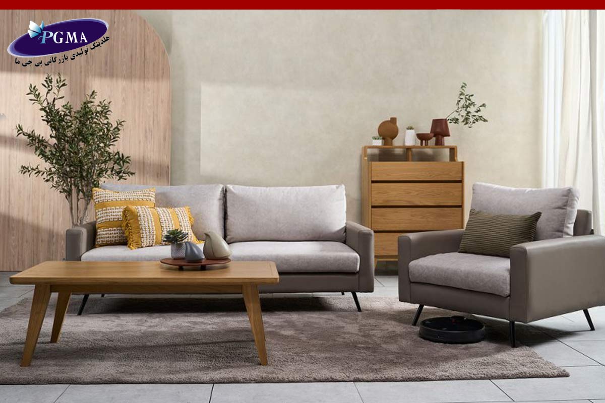 میز جلومبلی عسلی