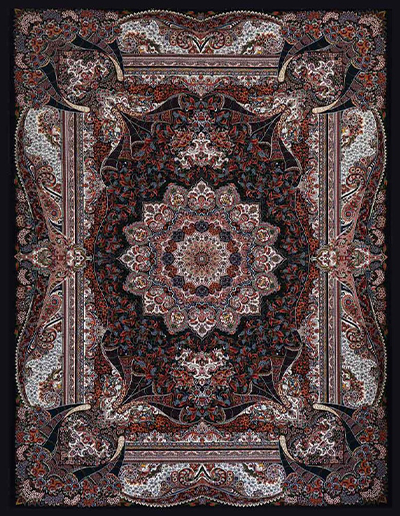 irainian_carpet (11) فرش کاشان با طرح ماهی
