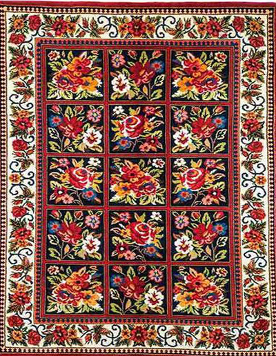 irainian_carpet (13) طح بختیاری گل