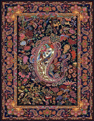 irainian_carpet (18) ابریشم رنگارنگ