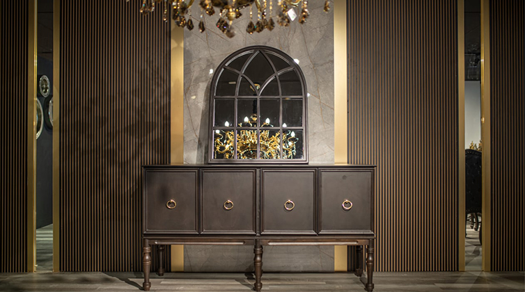 Mirror_and_console_decoration (1) آینه کنسول مدرن
