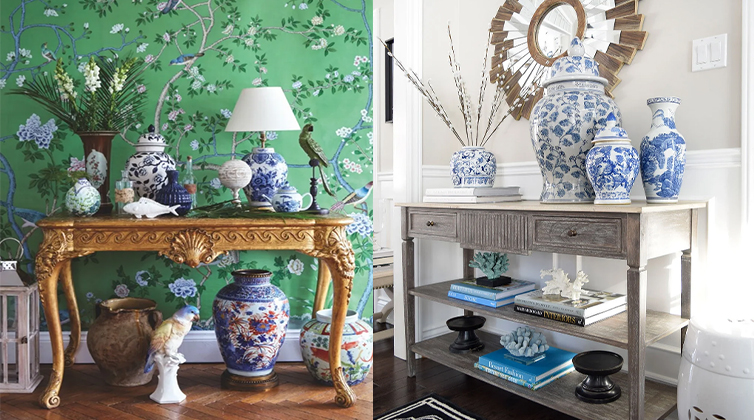 Mirror_and_console_decoration (7) تزئینات آنتیک آینه کنسول