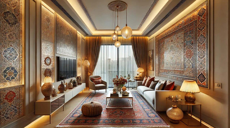 Traditional_and_modern_decoration (15) تلفیق دکوراسیون سنتی و مدرن