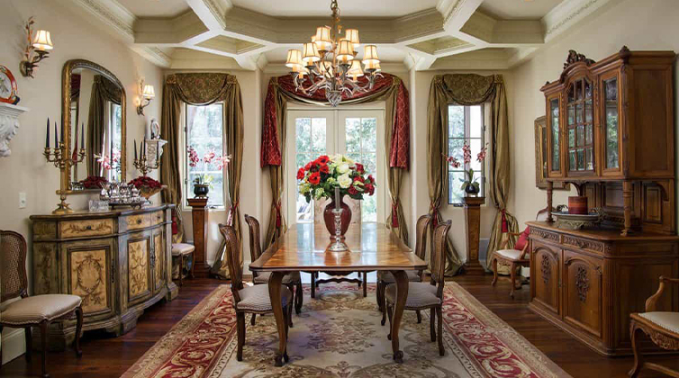 Traditional_and_modern_decoration (16) میز ناهار خوری سنتی