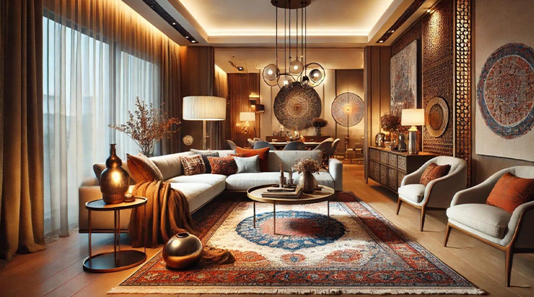 Traditional_and_modern_decoration (4) مبلمان مدرن و سنتی