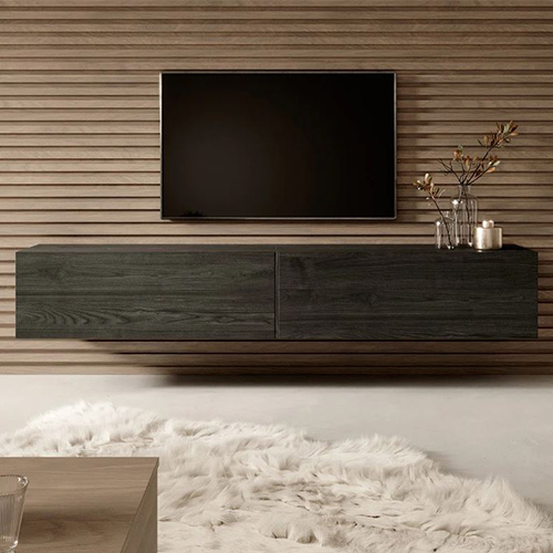TV_table (6) چیدمان منزل با رنگ تیره