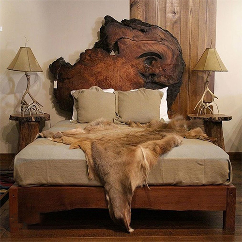 bed (19) سرویس خواب با چوب طبیعی