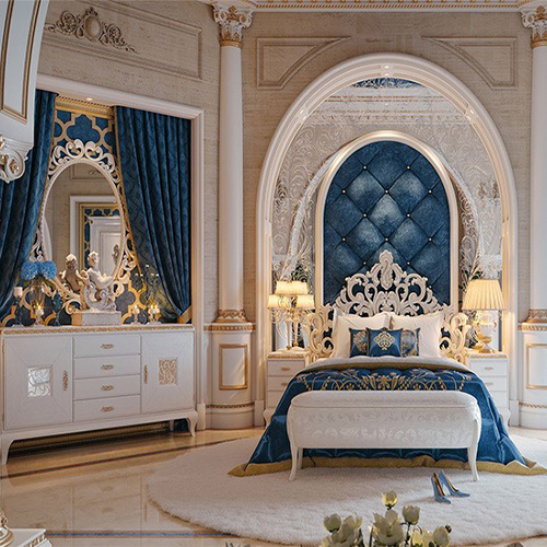 bed (22) چیدمان اتاق لوکس و مجلل