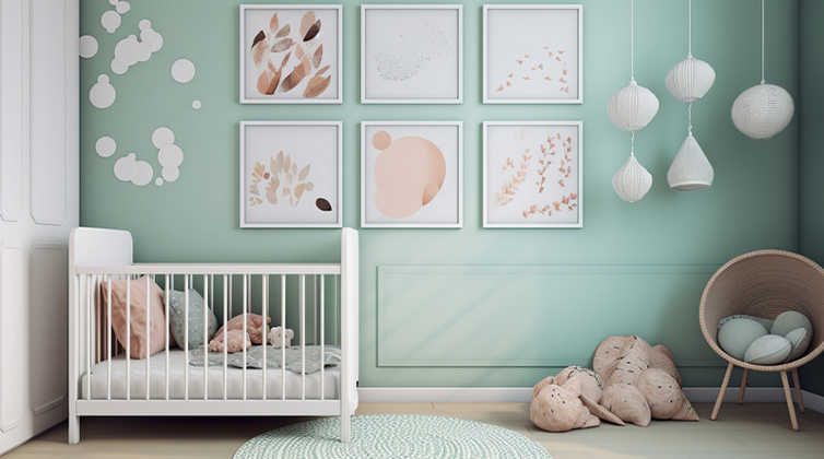 mint_green_interior_design (10) اتاق خواب مینیمال کودک