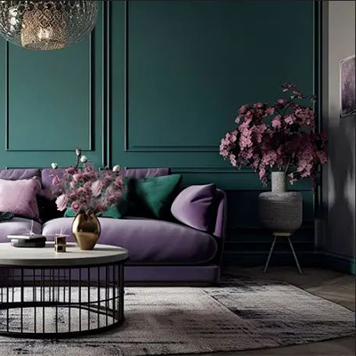 purple_decoration (32) کاغذ دیواری سبز