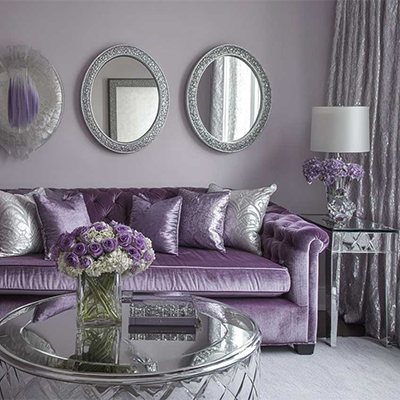 purple_decoration (7) دکوراسیون با مبل بنفش و نقره ای