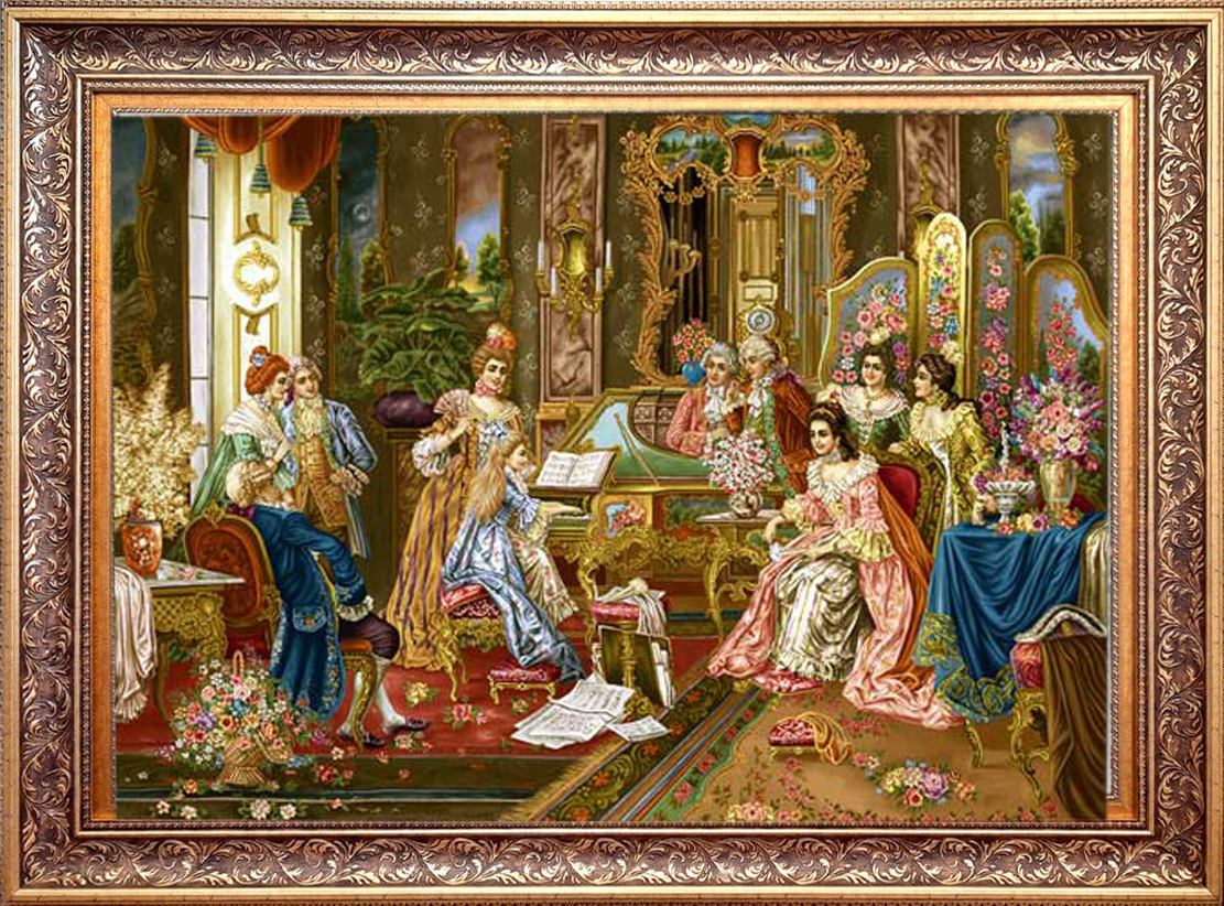 rococo (8) تابلو فرش فرانسوی