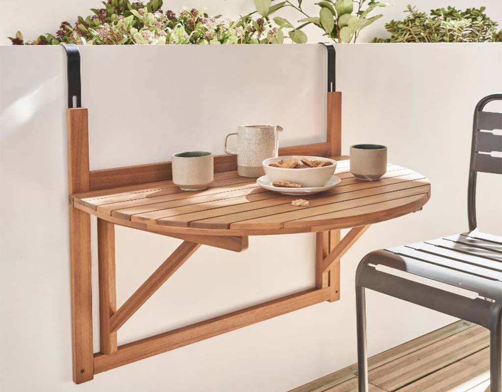 suitable_dining_table_for_balcony (17) میز غذاخوری کم جا دیواری