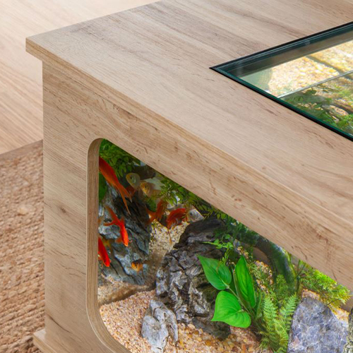 Aquarium _ table (15) میز چوبی