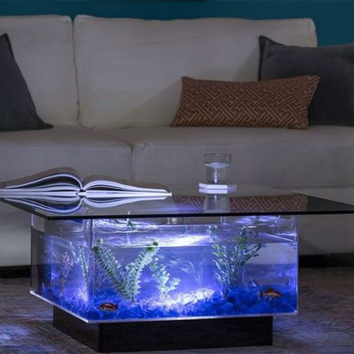 Aquarium _ table (9) میز آکواریومی شیشه ای