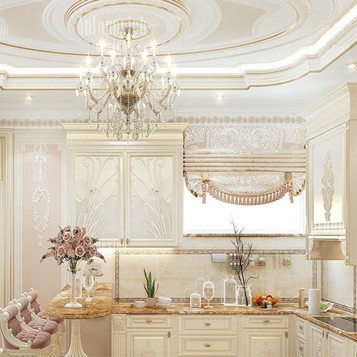 Classic_ kitchen (2) آشپزخانه کلاسیک شیک