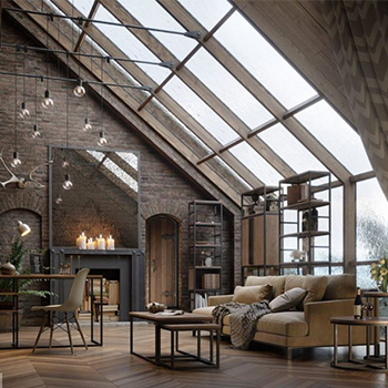 Industrial_decoration (3) دیوار آجری