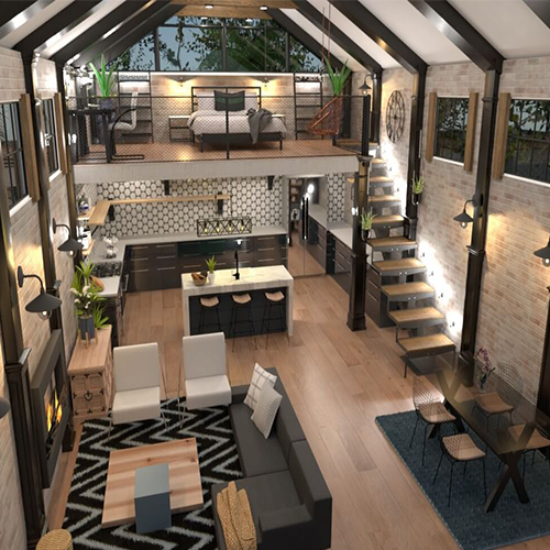 Industrial_decoration (9) پذیرایی