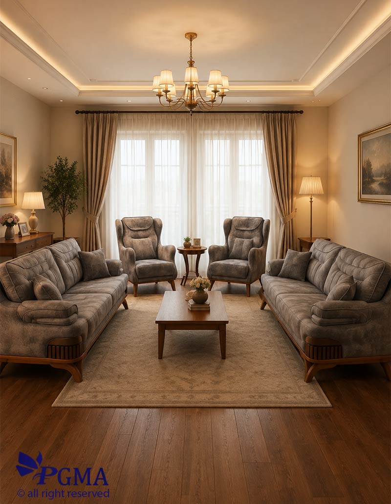 100203174 - maral sofa - pgma مبل راحتی مارال