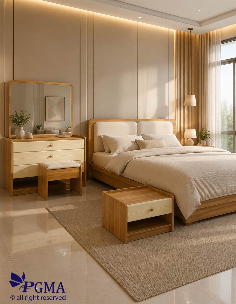 100501394 - tara perian wood bed - pgma (1) سرویس خواب تارا پرشین وود