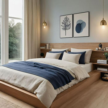 Luxury homelayout29 سرویس خواب در چیدمان لوکس اتاق