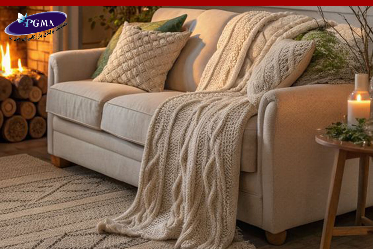 مبل کرم روشن در دکوراسیون فصلی