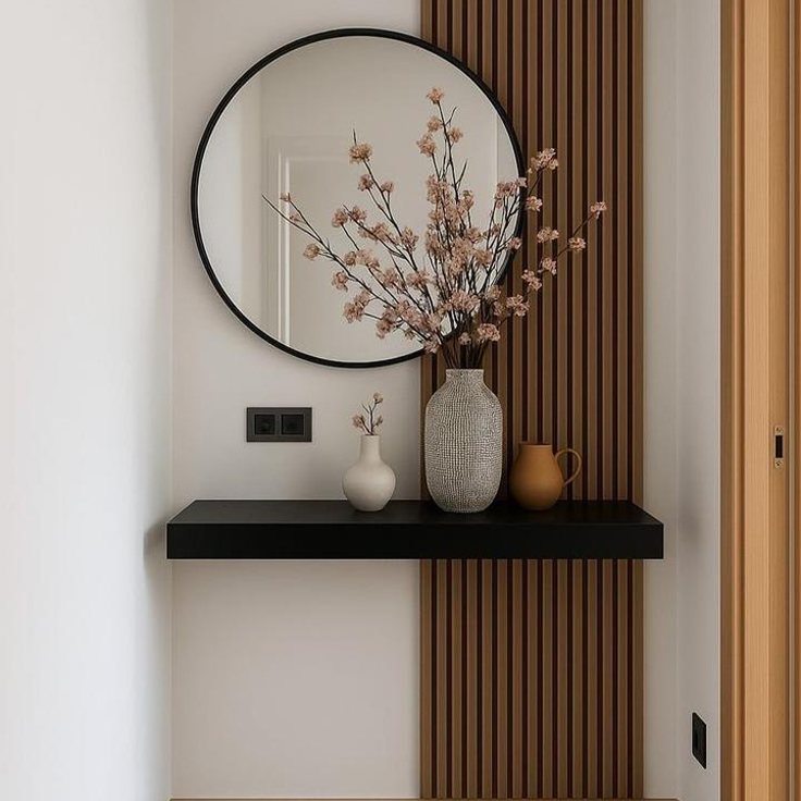 consol and miror3 اینه کنسول دیواری مدرن