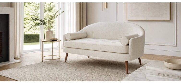 loveseat مبل لاوست سفید